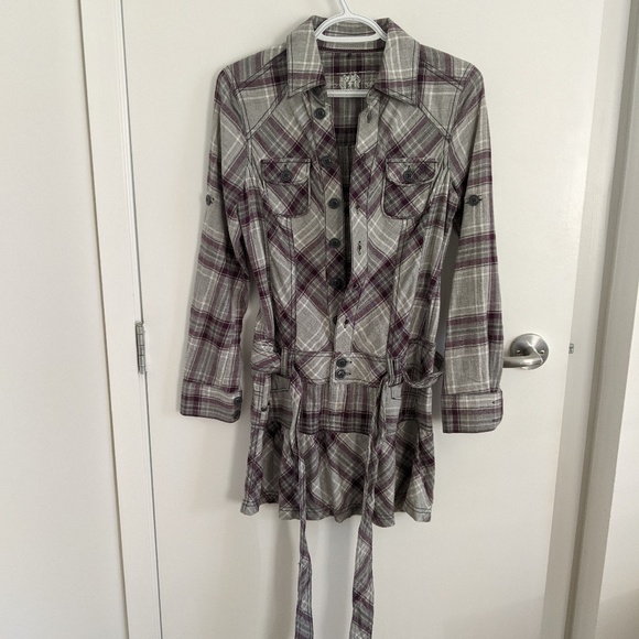 Mini Shirt Dress - Picture 2 of 4